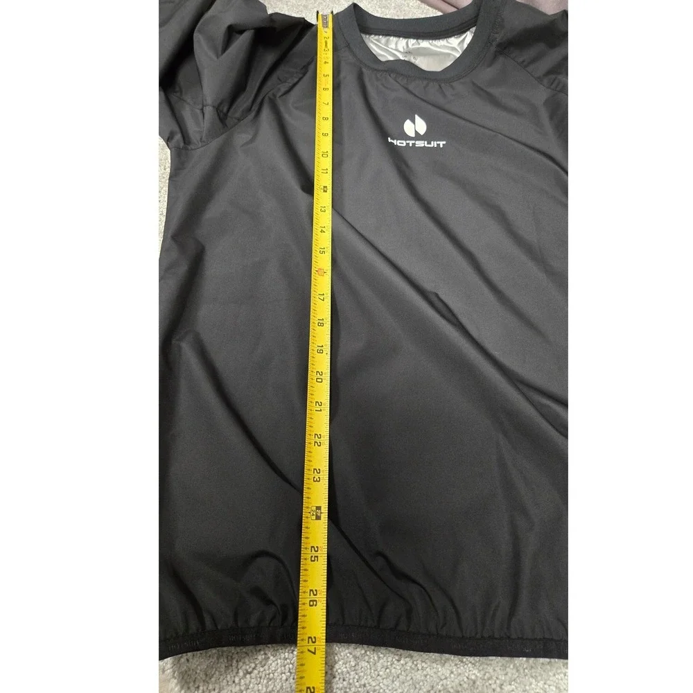 Hotsuit Sauna Jacket Sweat Suit Weight Loss Training Pullover Black Men's Size S